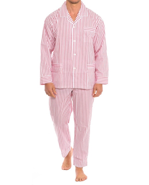 Imagen 0 de Pijama de camisa manga larga hombre