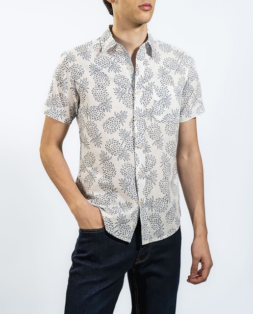 Imagen 0 de Camisa manga corta estampada