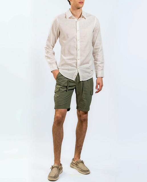 Imagen 0 de Camisa manga larga algodón lino