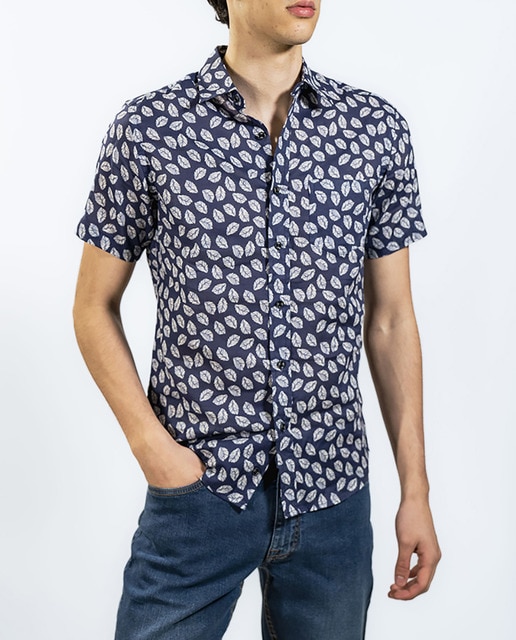 Imagen 0 de Camisa manga corta estampada