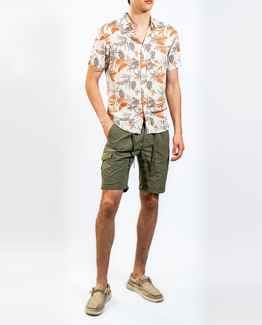 Imagen 0 de Camisa manga corta rayón estampada