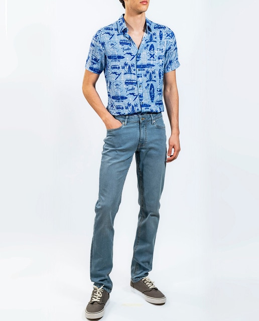 Imagen 0 de Pantalón  vaquero cinco bolsillos slim