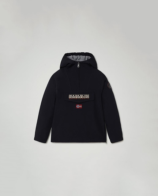 Imagen 0 de Parka canguro infantil  Rainforest Winter azul marino con bolsillo