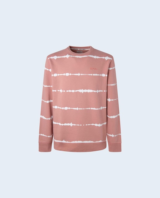 Imagen 0 de Sudadera de niño tie dye en color rosa