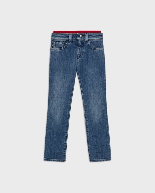 Imagen 0 de Pantalón vaquero de niño con logo