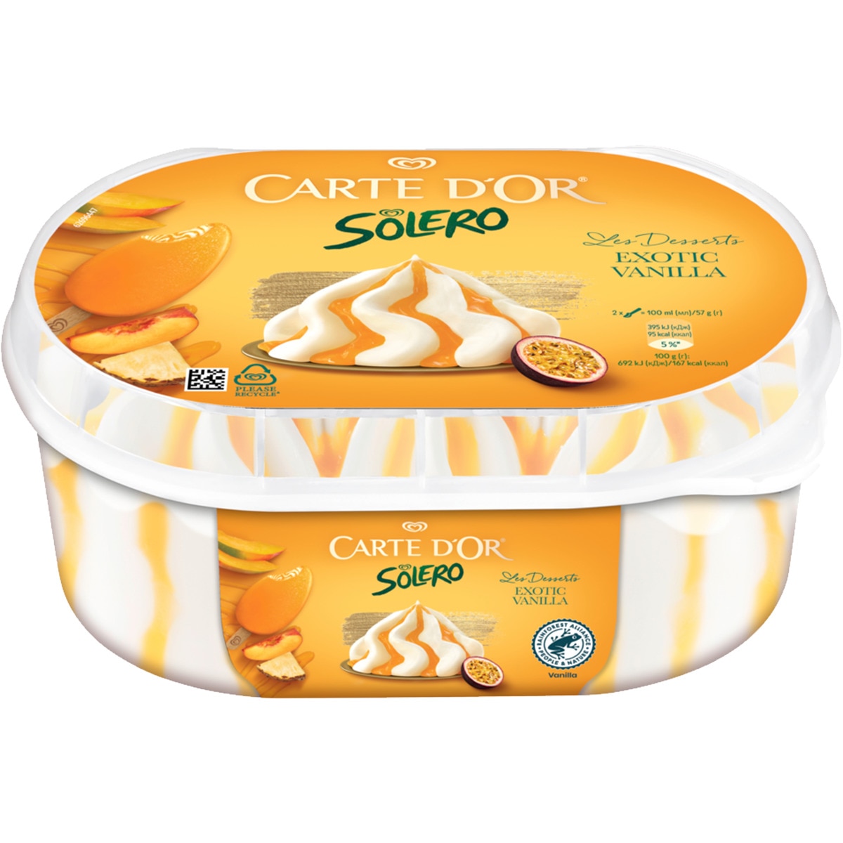 Gelado Solero embalagem 825 ml