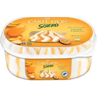 Gelado Solero embalagem 825 ml - Carte D'or