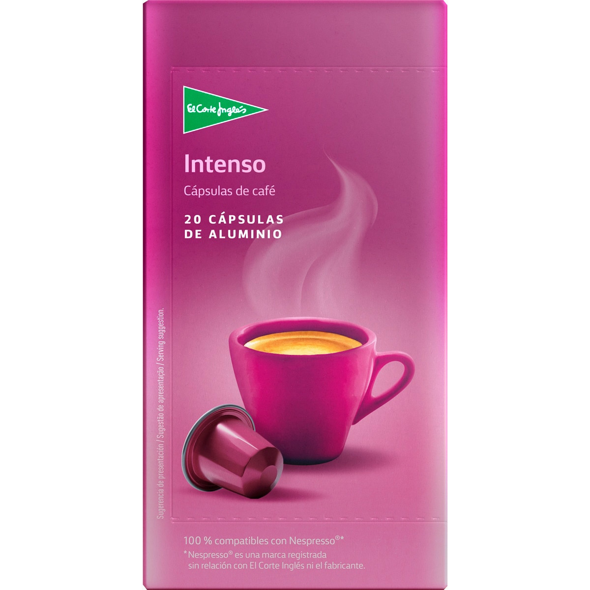 Café Intenso Cápsulas de Alumínio 20 unidades
