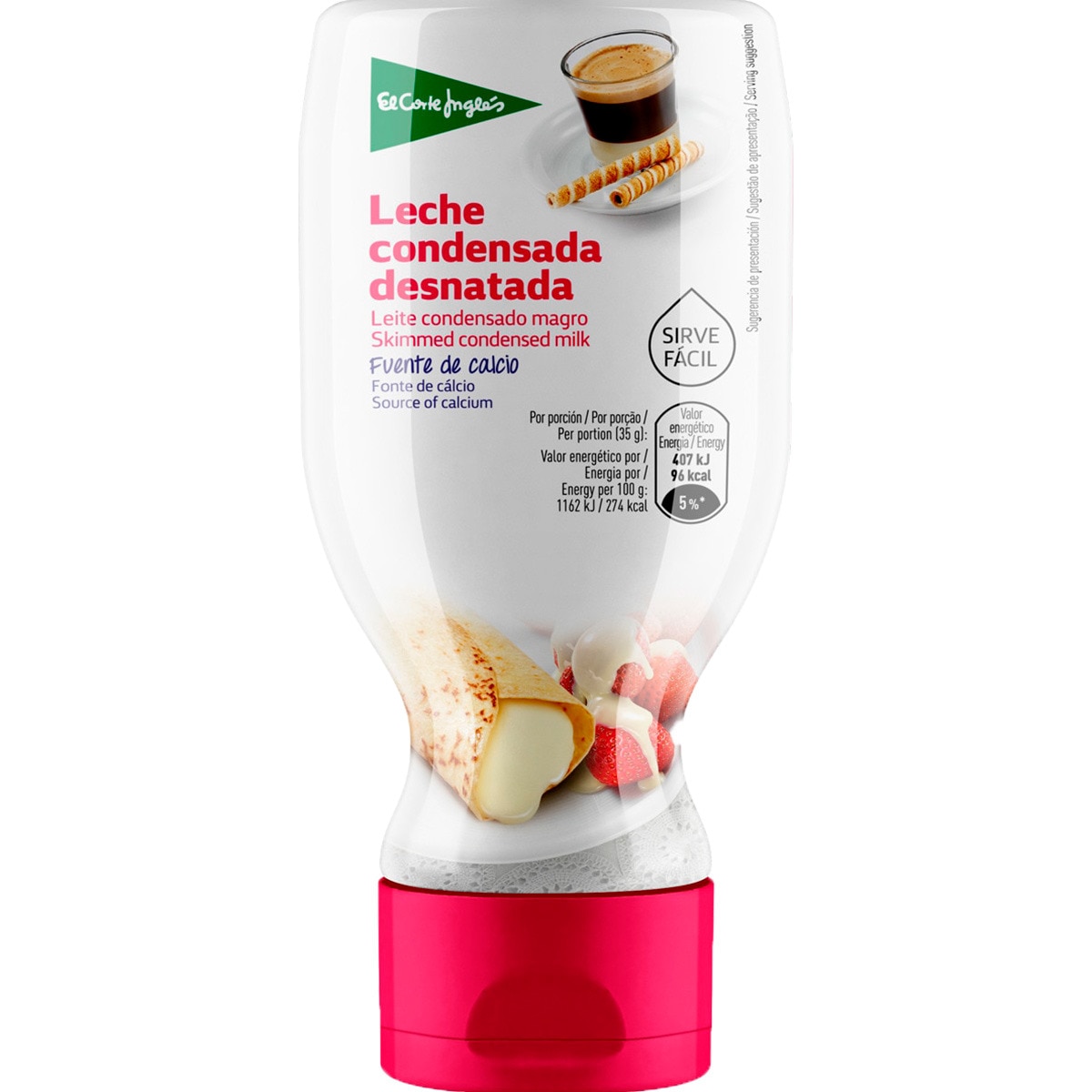 Leite Condensado Magro embalagem 450 g
