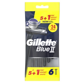 Máquina Descartável 5+1 Blue II pack 5 unidades - Gillette