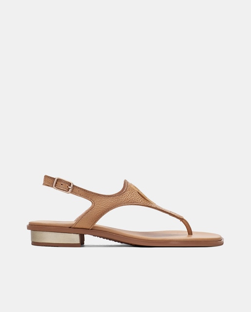 Imagem 0 de Sapatos Tipo Sandálias Rasas com Logótipo Bordado