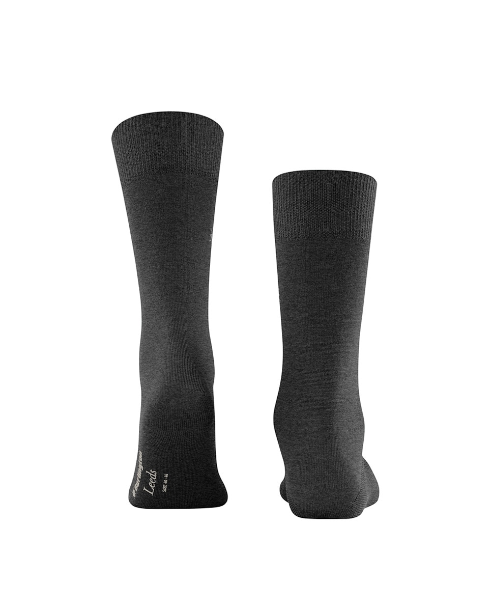 Meias Curtas Lisas Cinzento-3