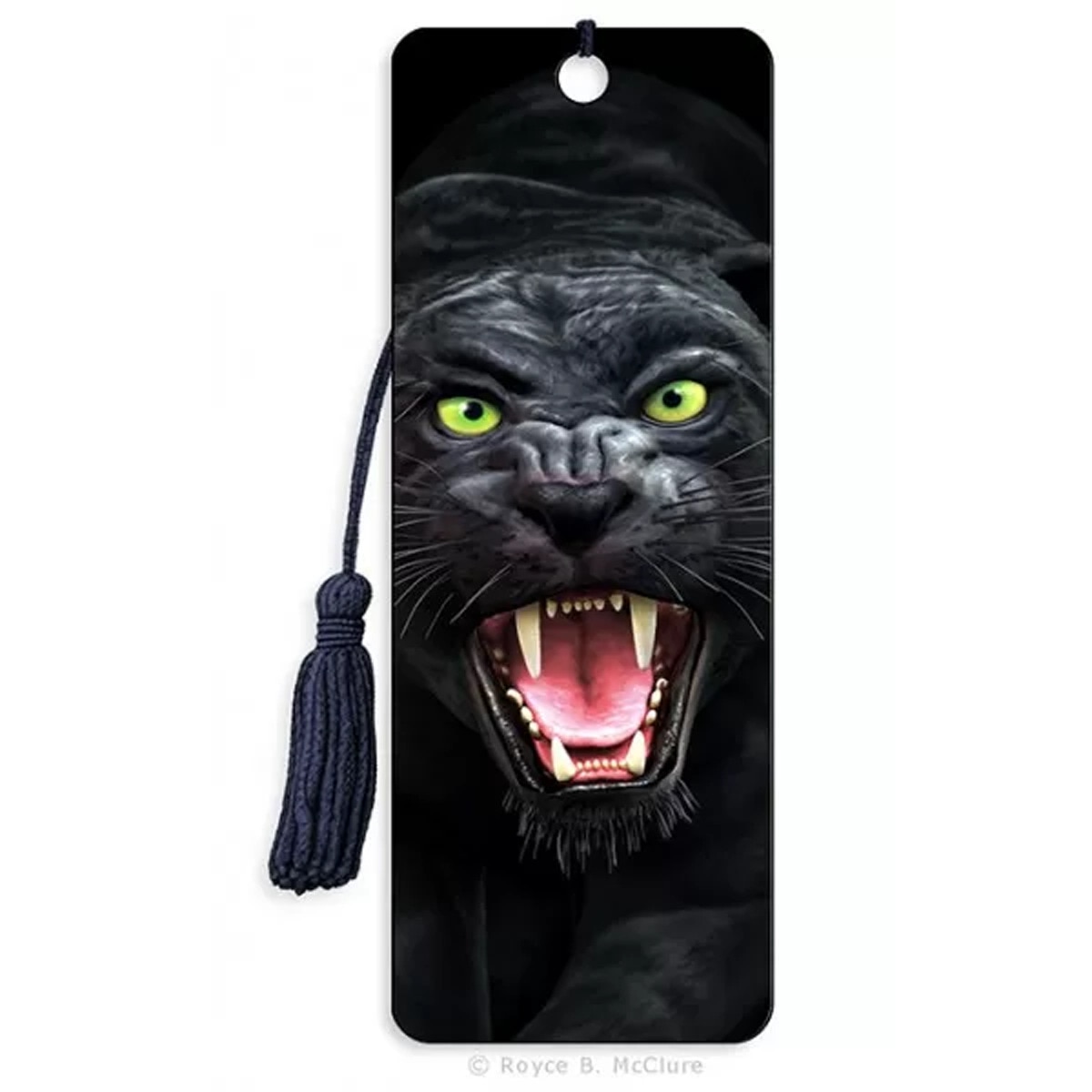 Marcador de livros 3D com borla Black Panther Catwalk-669 Multicolorido 1