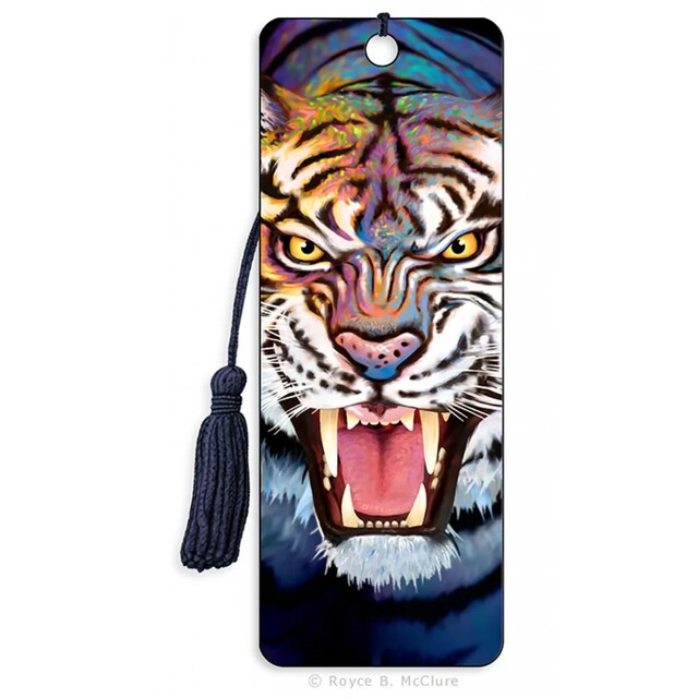 Imagen 0 de Marcapáginas 3D con Borla Gruñido de Tigre Catwalk-669 Multicolor