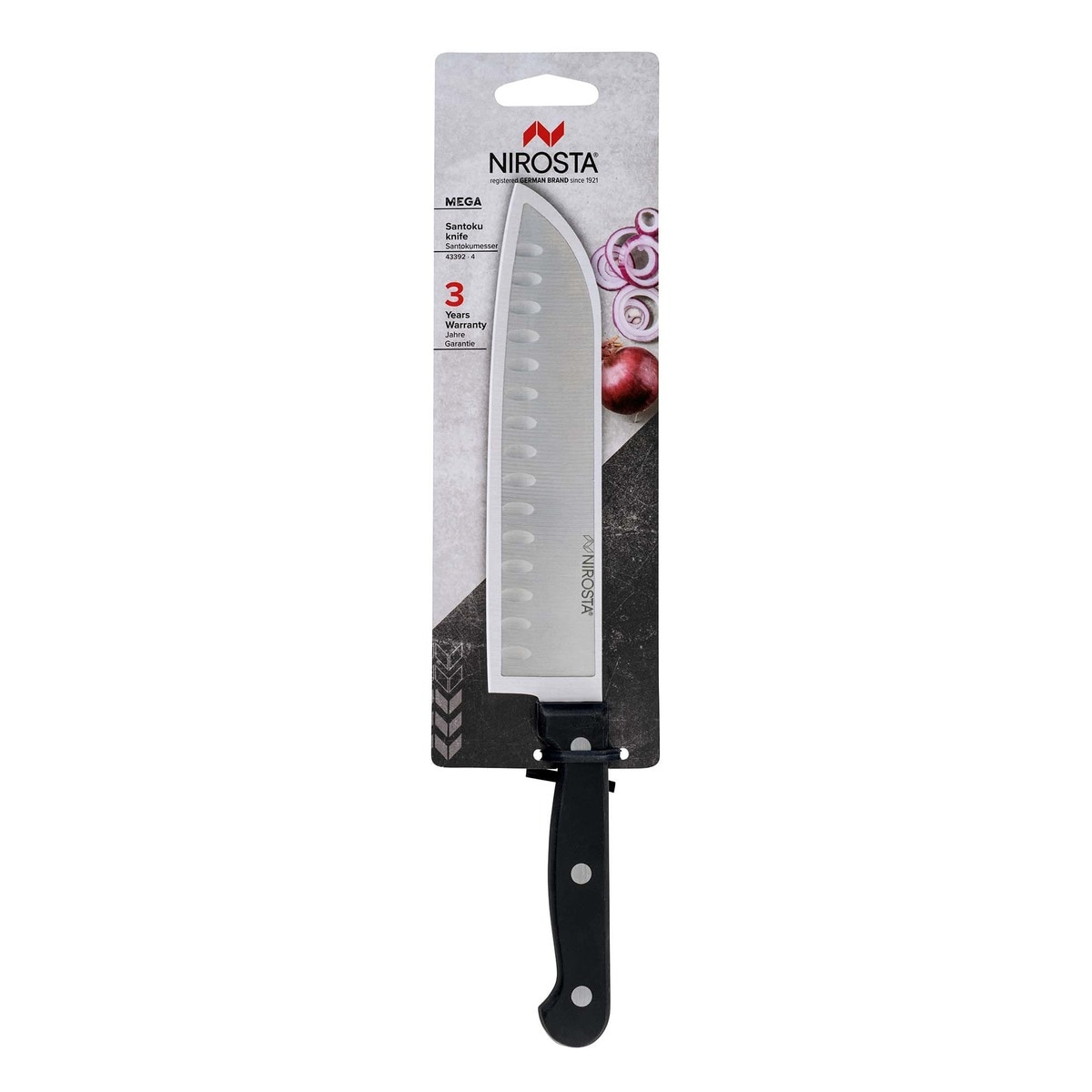 Cuchillo Santoku Mega Nirosta 7