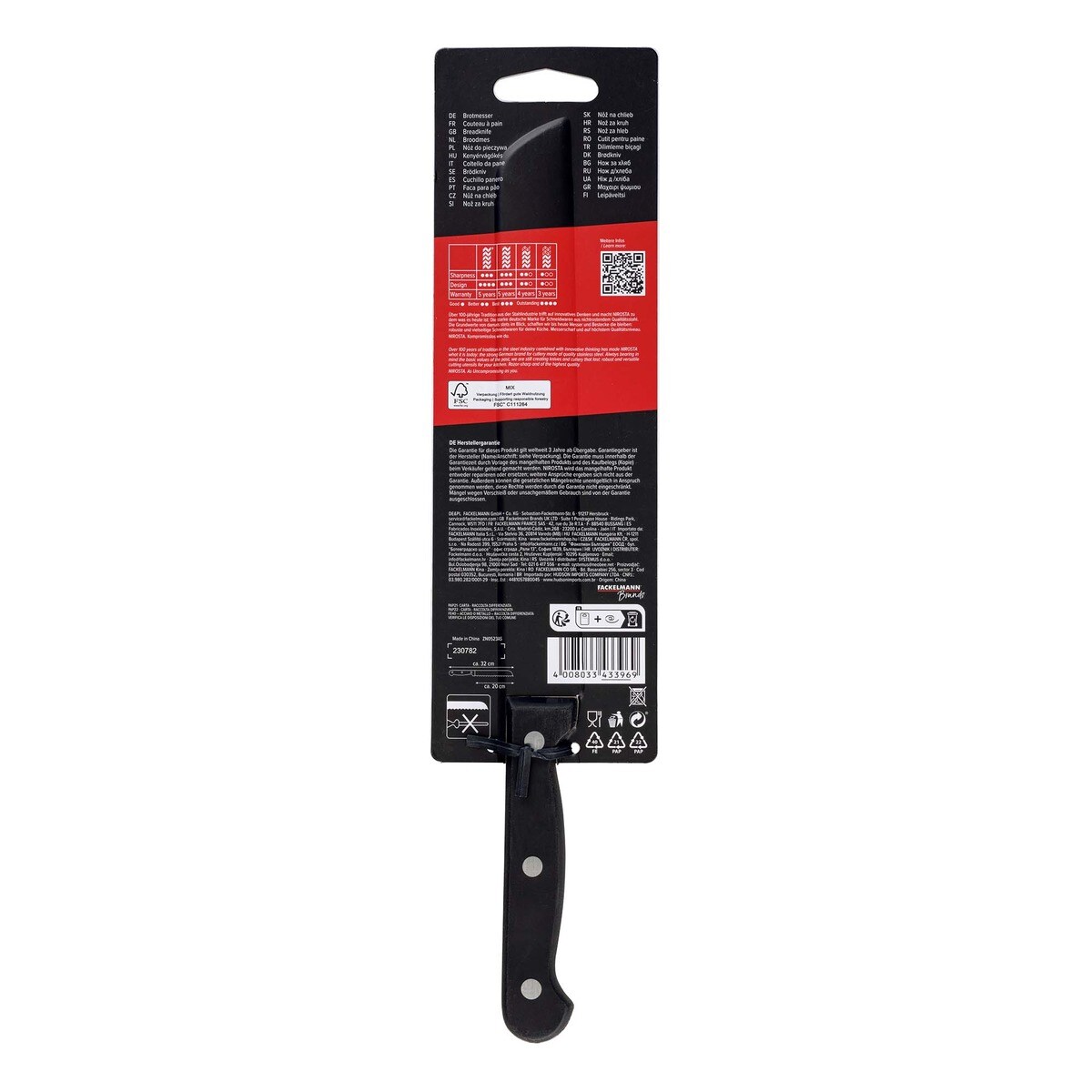 Cuchillo de pan Mega Nirosta 6