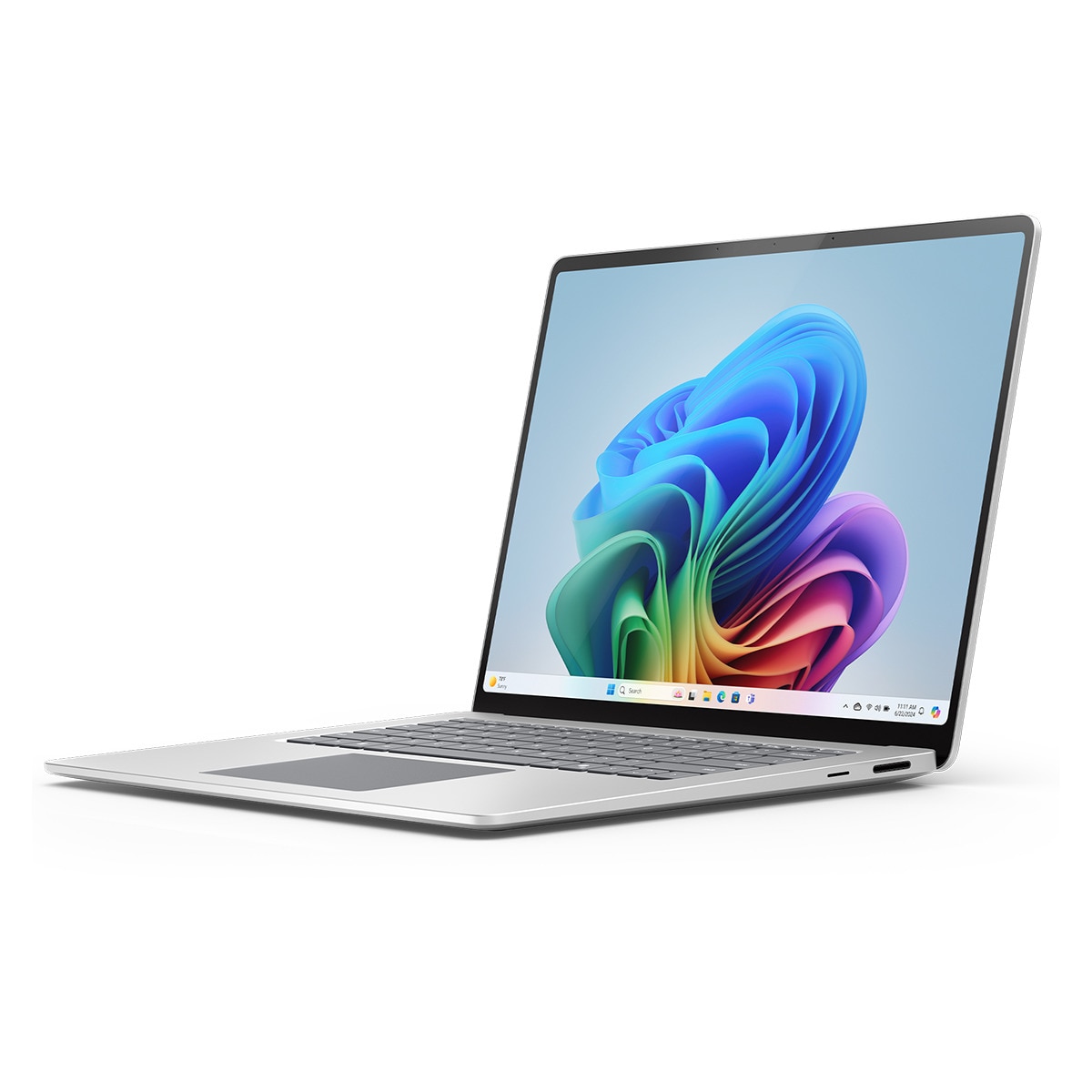 Microsoft Surface Laptop Copilot+PC, Snapdragon X Elite X1E-80-100, 16GB, 256GB SSD, 15", W11, Platino Platino-4