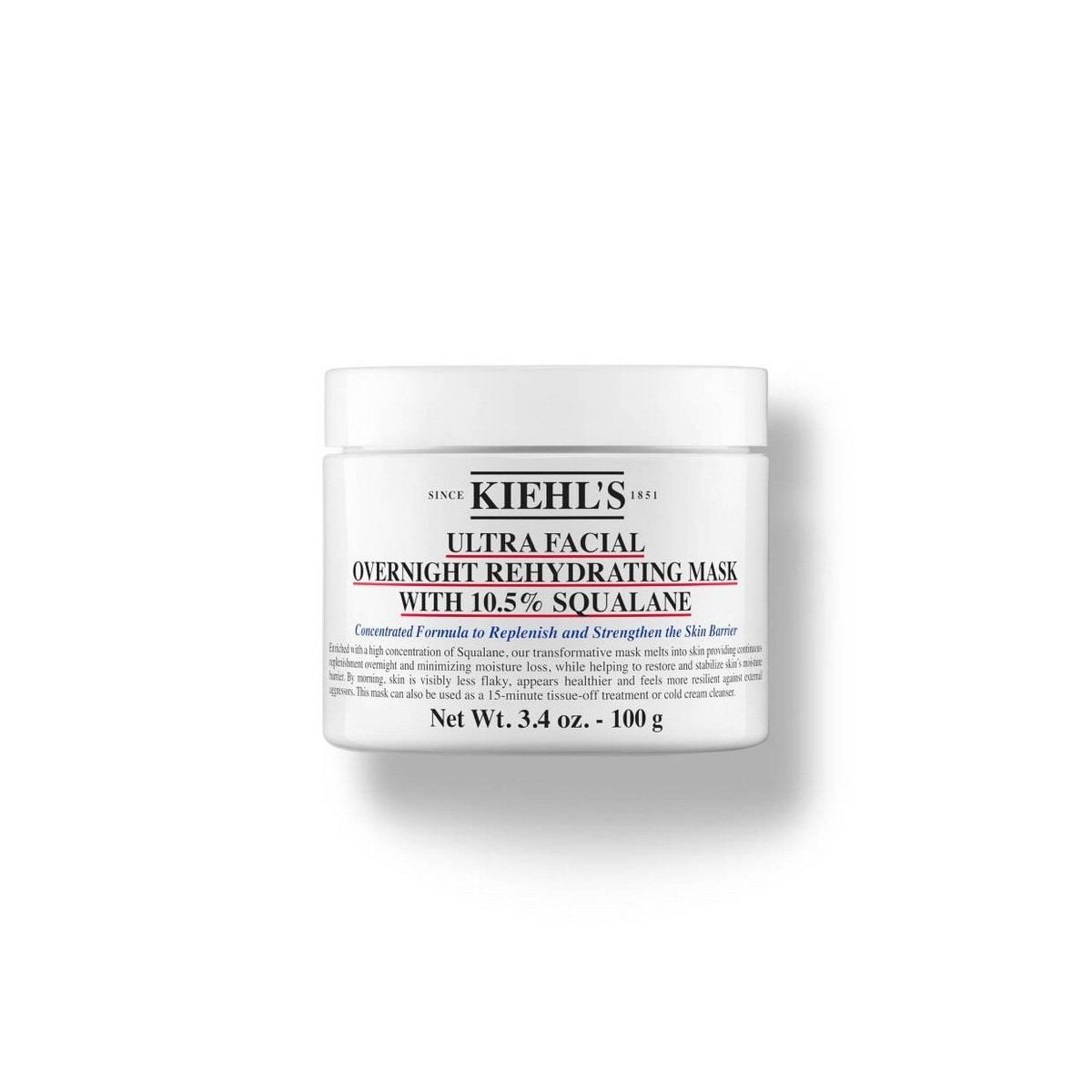 Ultra Facial Overnight Rehydrating Mask with 10.5% Squalane - 100 ml 1