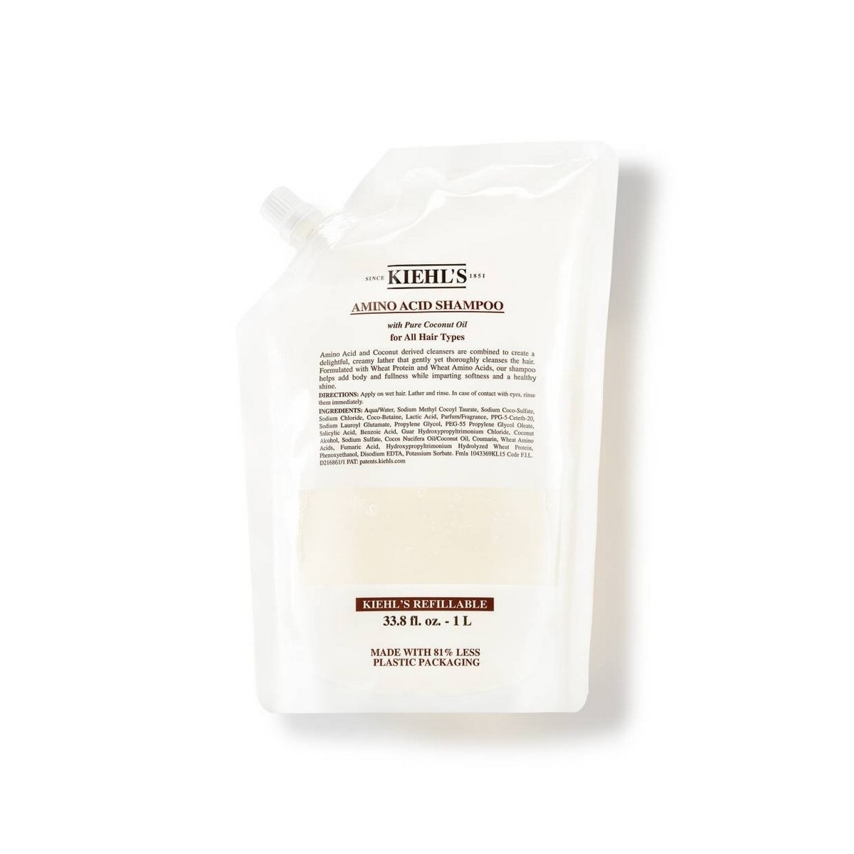 Amino Acid Shampoo - 1000 ml Refill 1