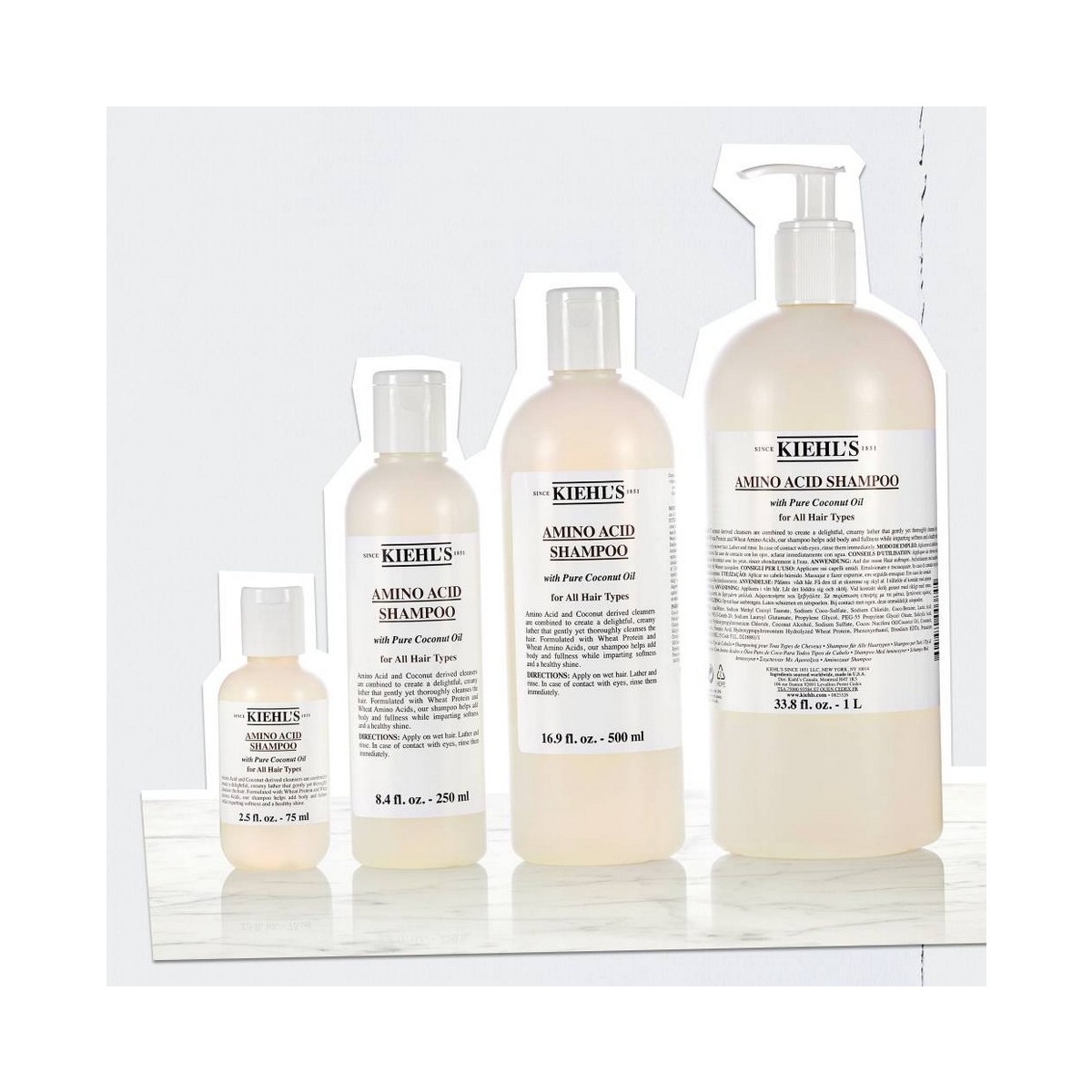 Amino Acid Shampoo - 1000 ml Refill 4