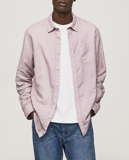 Imagen 0 de Camisa regular lisa