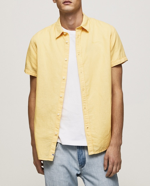 Imagen 0 de Camisa regular lisa