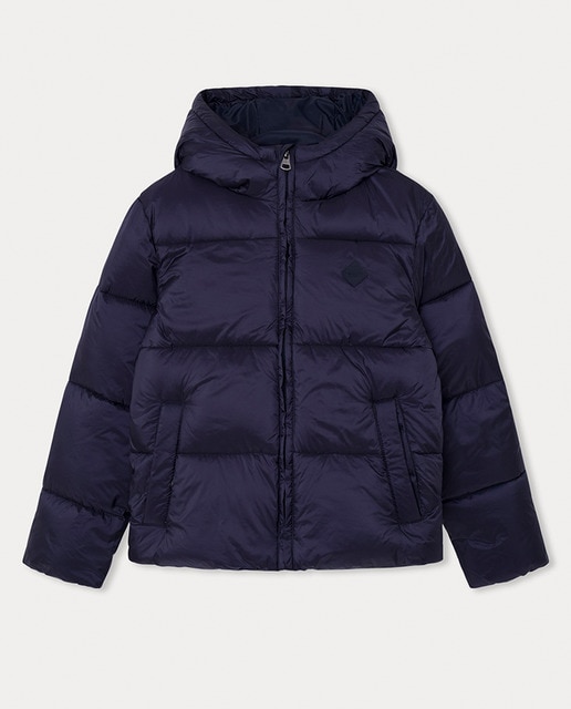 Imagen 0 de Abrigo acolchado de invierno con capucha y cierre cremallera