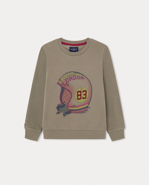 Imagen 0 de Sudadera Cuello caja con print