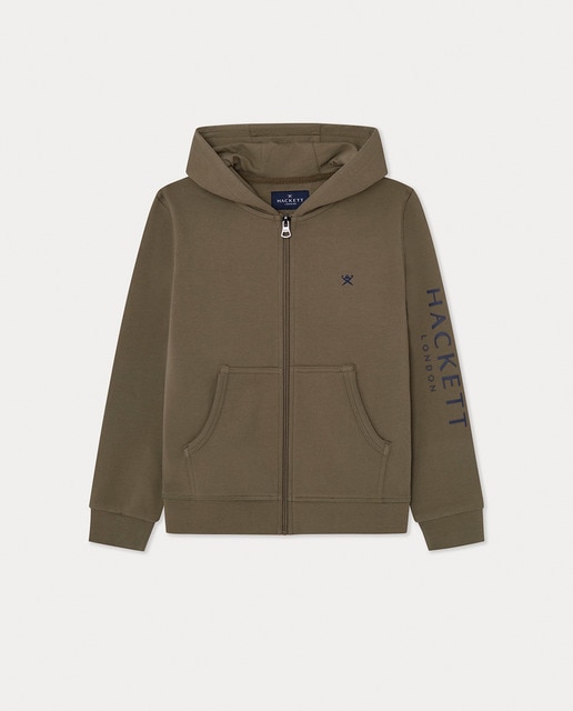 Imagen 0 de Sudadera con capucha y cremallera logotipo frontal