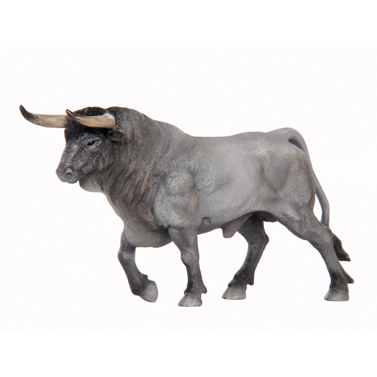 DEQUBE Toro Bravo Figur – Handbemalt, Aus Harz, Ca. 15 Cm Lang, Für Sammler & Kinder Ab 3 Jahren