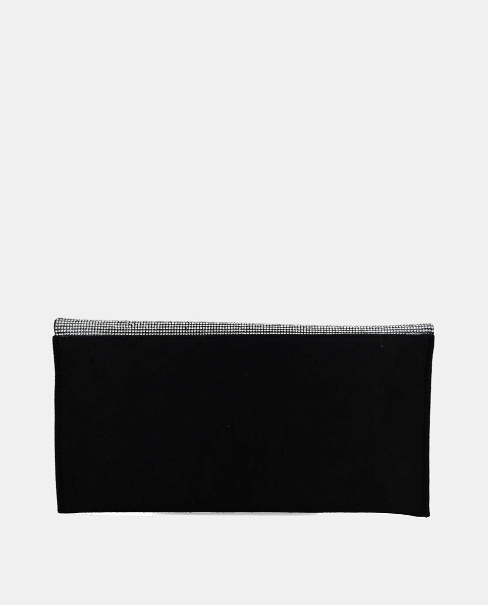 Carteira com Detalhe de Strass Preto-3