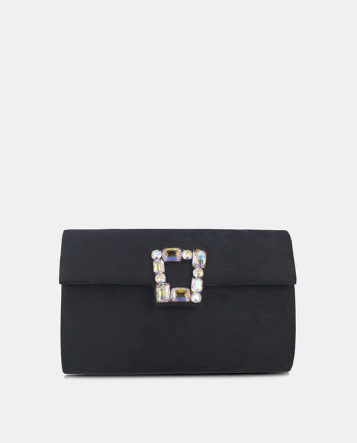 Imagen 0 de Cartera microfibra aplique piedras