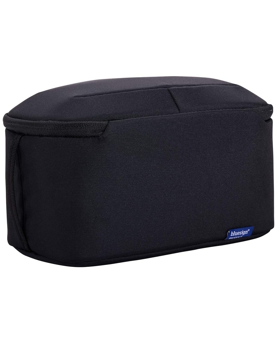 Bolsa Nylon de Artigos de Higiene - Preto Preto-3