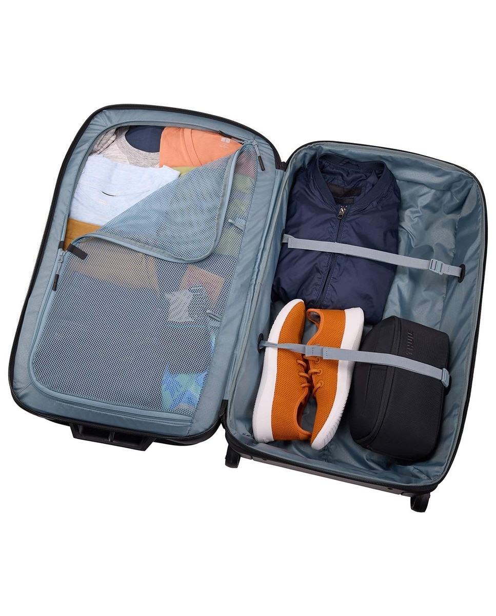 Mala Saco de Porão com Rodas em Poliéster e Nylon - Preto Preto-4