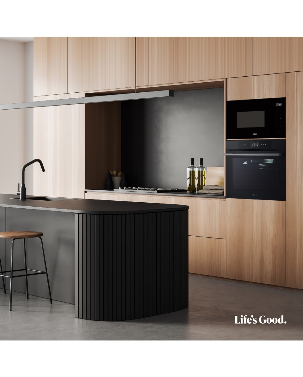Horno vapor LG con sistema de limpieza Blue EasyClean, 76 l, display LCD táctil, ThinQ Wi-fi - WS9D7672WM Negro-14