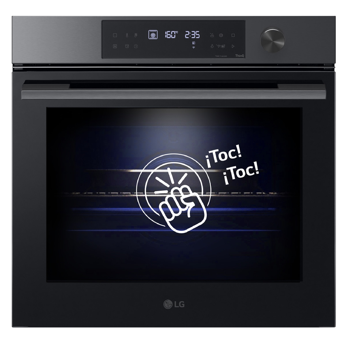 Horno multifunción LG pirolítico, 76 l, display LED, función de cocción lenta al vacio y freidora de aire - WS7D7631WB 3