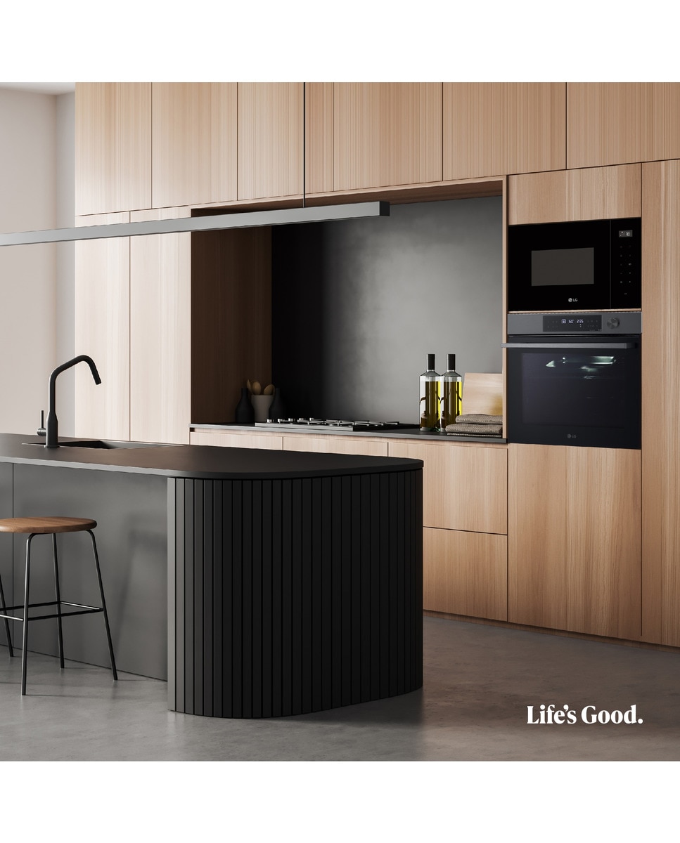 Horno multifunción LG pirolítico, 76 l, display LED, función de cocción lenta al vacio y freidora de aire - WS7D7631WB 11