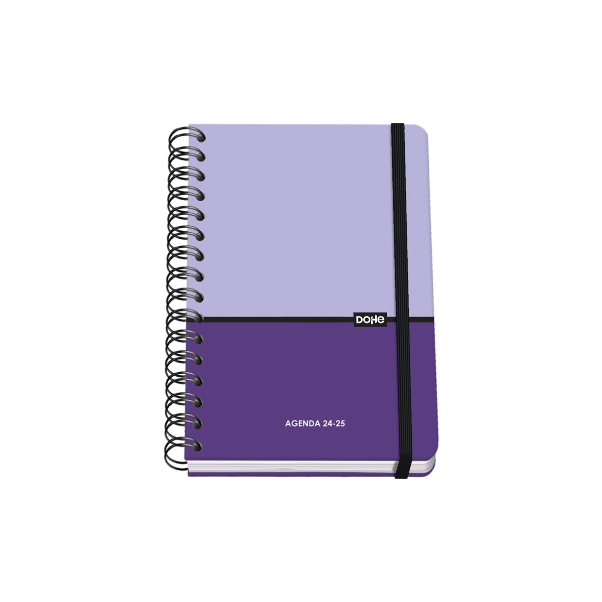 Agenda escolar tamanho A5. Roxo-1