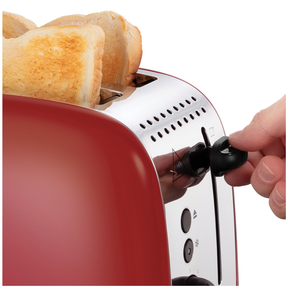 Tostador Russell Hobbs Colours Red con 2 ranuras Rojo-5