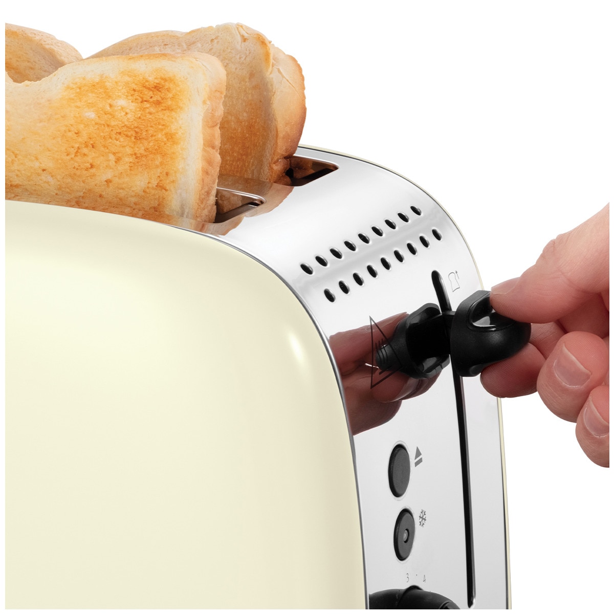 Tostador Russell Hobbs Colours Plus Cream con 2 ranuras Crema-5