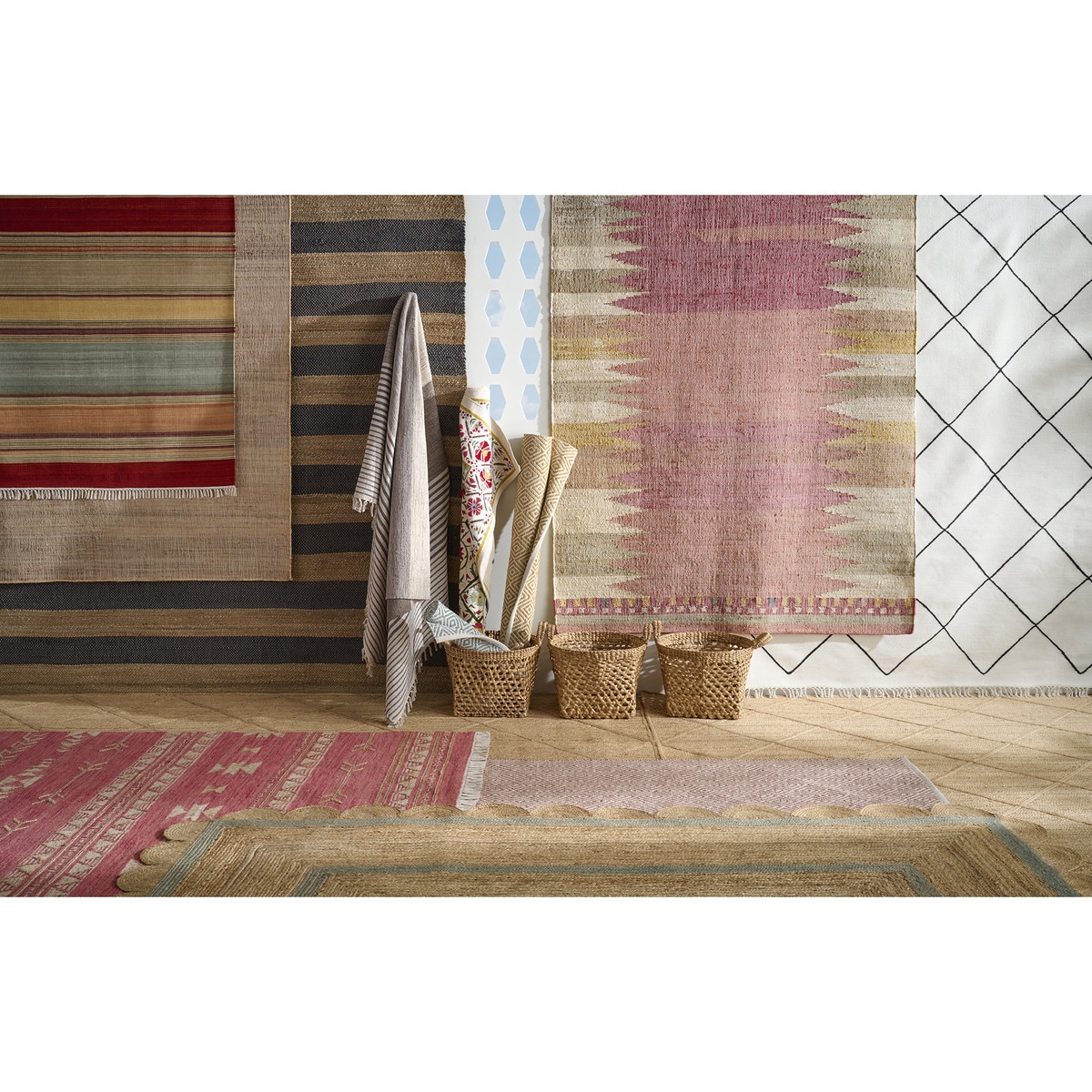 Tapete Dhurri Benares Vermelho-5