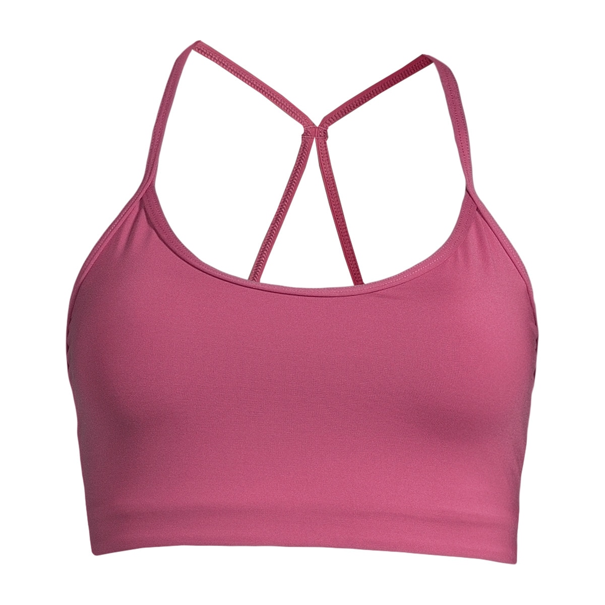 Top de Mulher Sleek Strappy Sports Bra Rosa-escuro-1