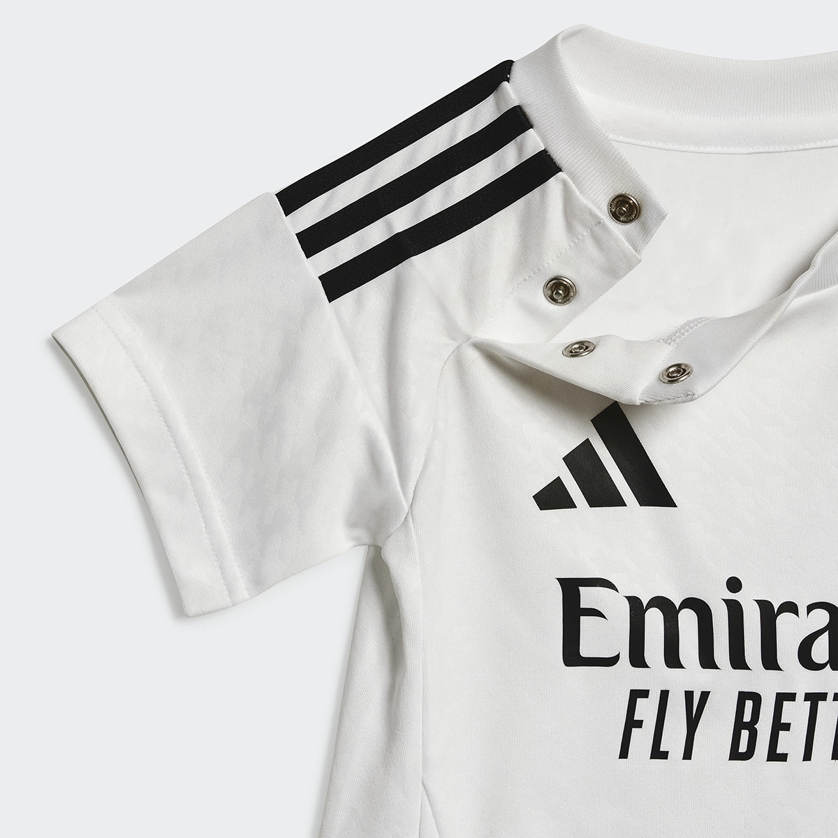 Mini Conjunto de Bebé Real Madrid CF 2024-2025 Branco-2