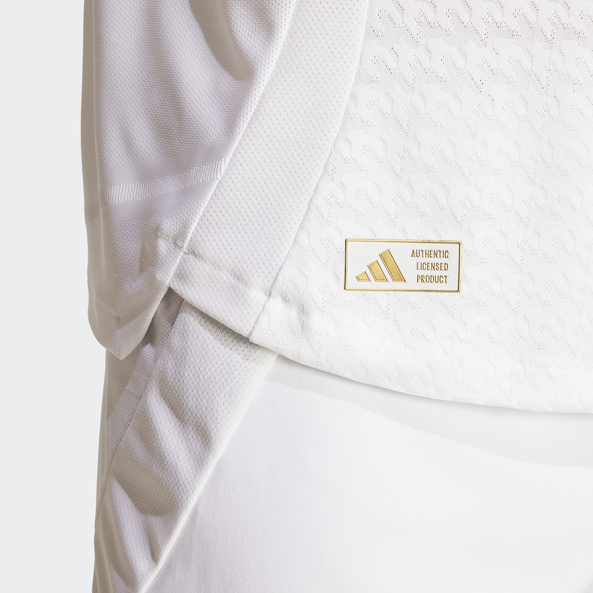 T-shirt de Homem 1.º Equipamento Real Madrid CF 2024-2025 Authentic Branco-4