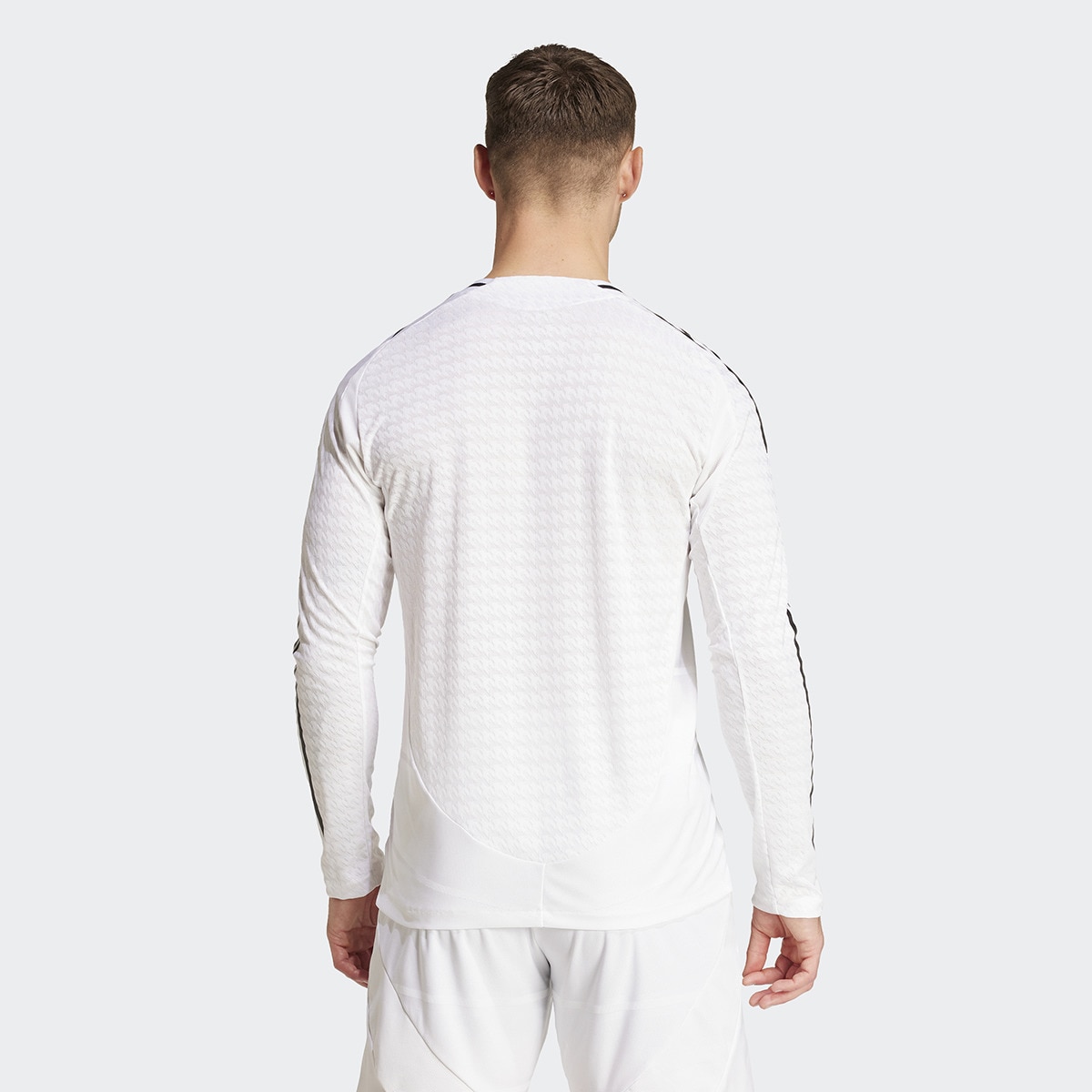 T-shirt de Homem 1.º Equipamento Real Madrid CF 2024-2025 Authentic Branco-2
