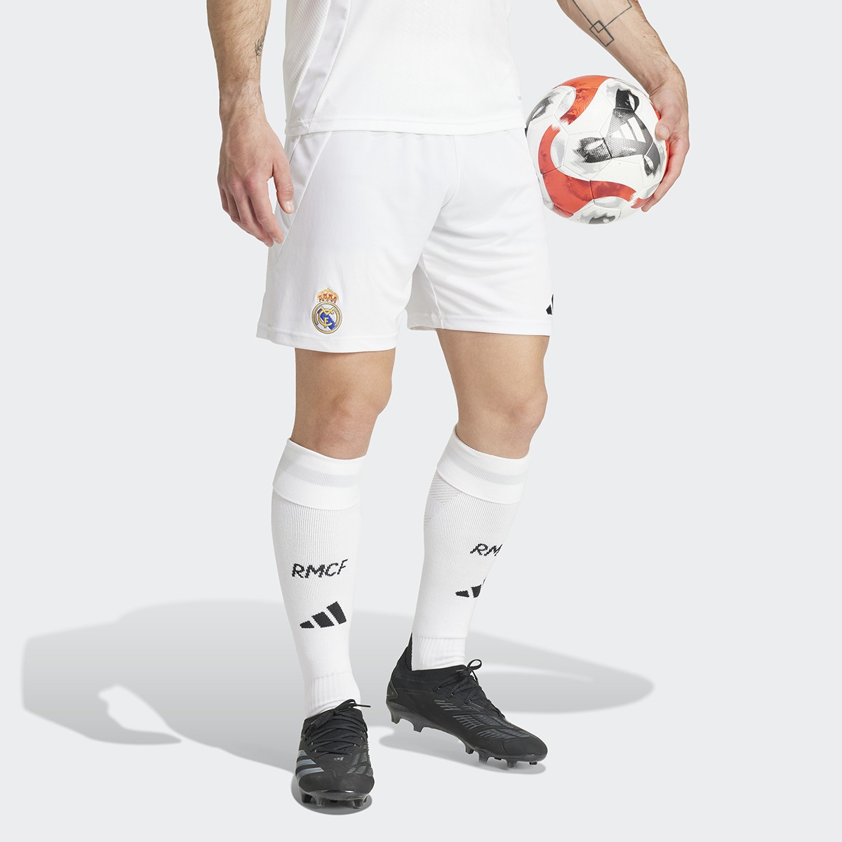 Calções de Homem 1.º Equipamento Real Madrid CF 2024-2025 Branco-3