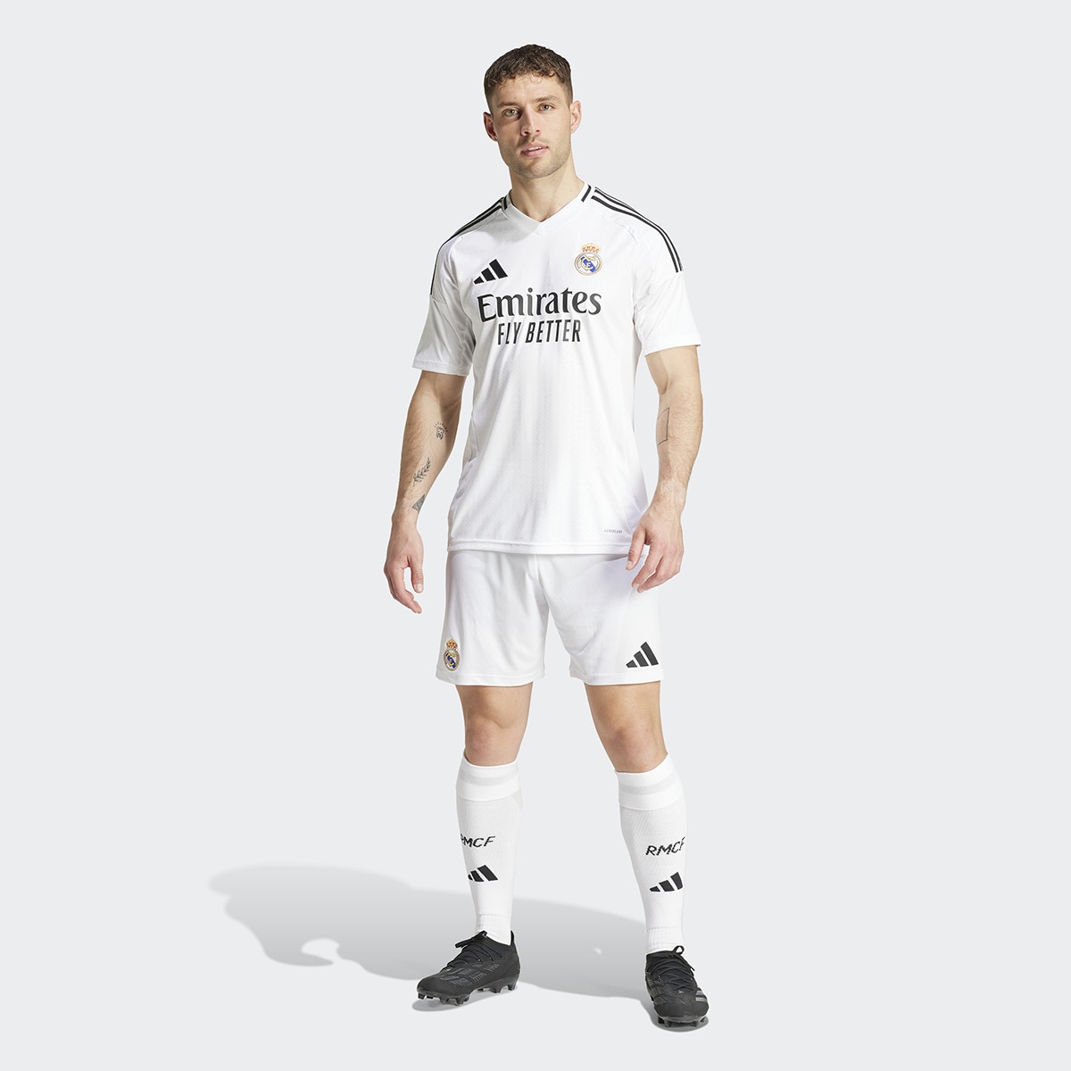Calções de Homem 1.º Equipamento Real Madrid CF 2024-2025 Branco-6