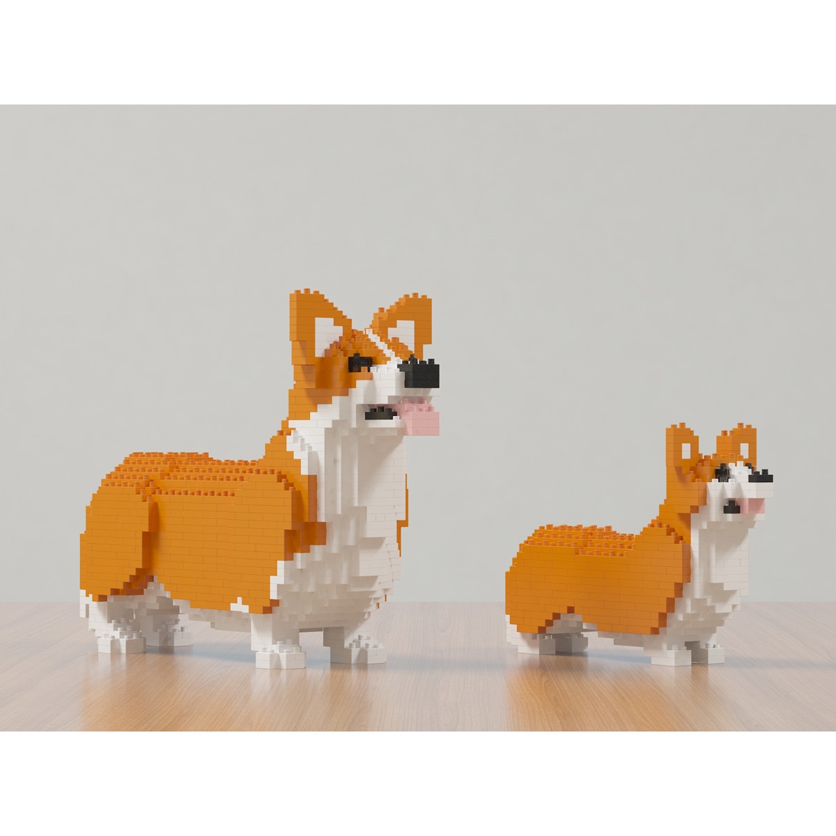 Imagem 0 de Blocos de Construção Jekca Welsh Corgi Mini 01S