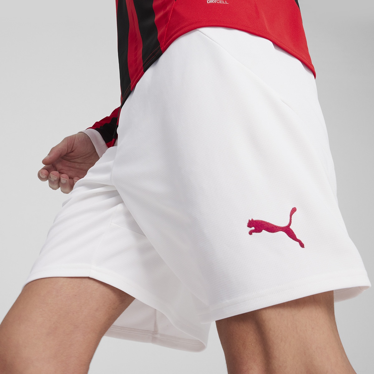 Calções de Homem 1.º Equipamento AC Milan 2024-2025 Réplica Branco-3