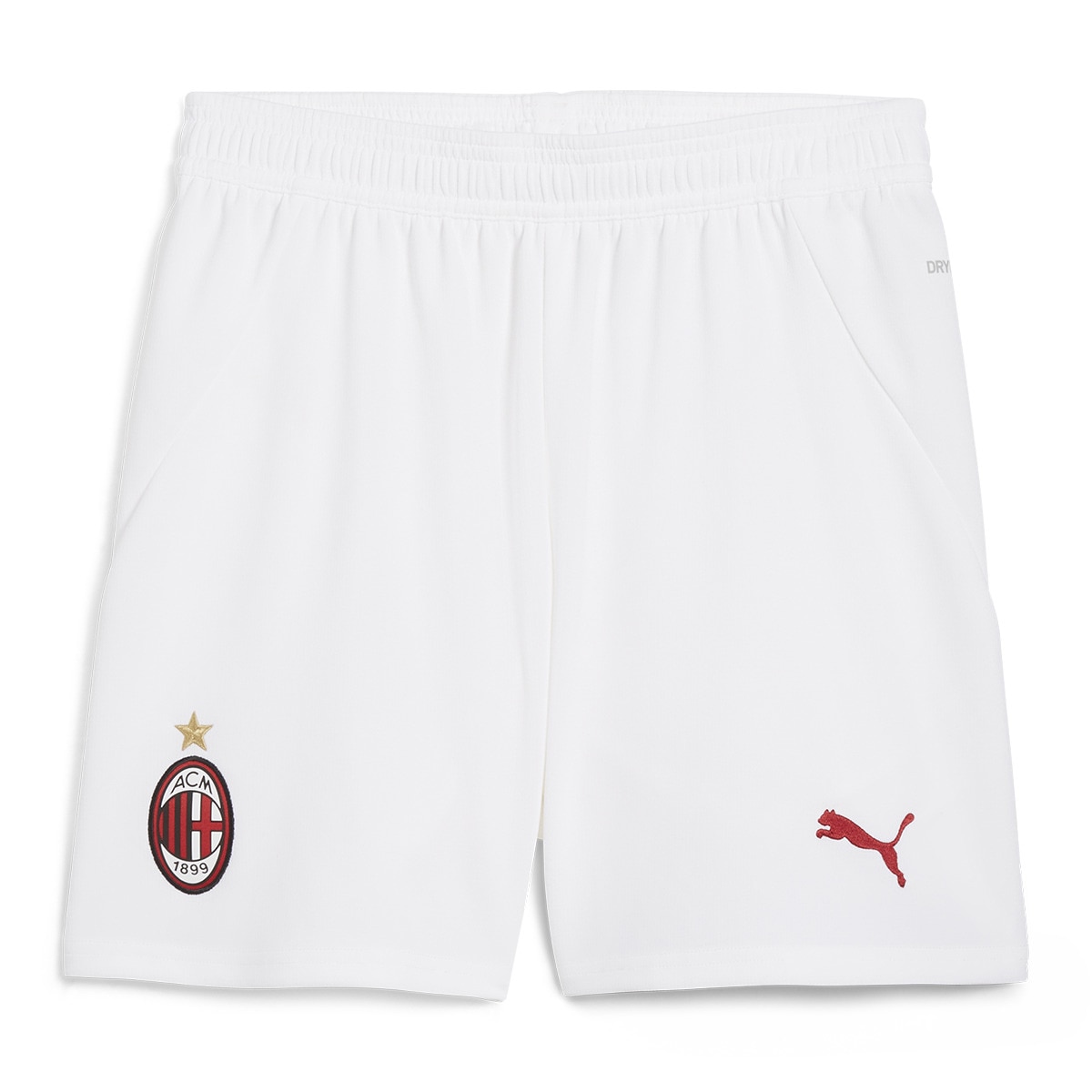 Calções de Criança 1.º Equipamento AC Milan 2024-2025 Branco-5